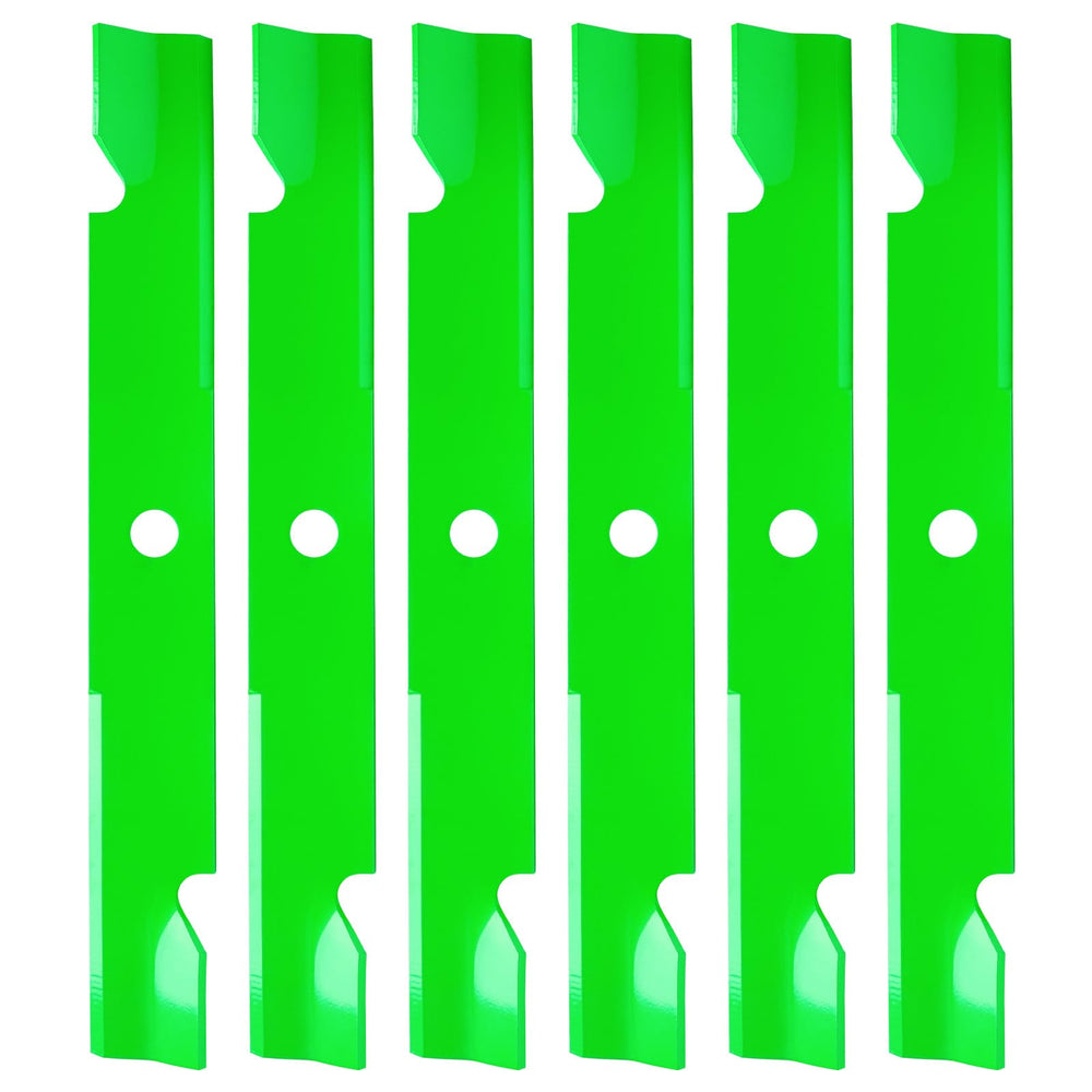 JXJKCZ front view of six blades showing packaging and complete set for quick replacement