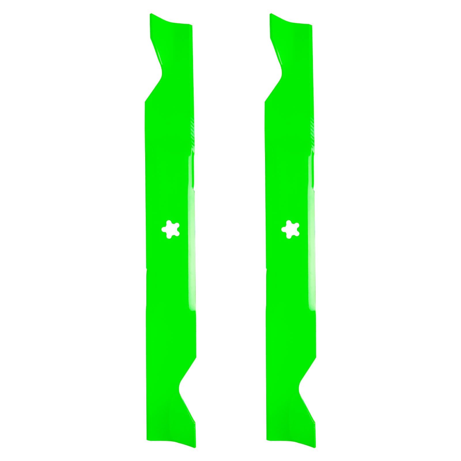 JXJKCZ front view of two replacement blades showing compatible fit and ready-to-install benefit