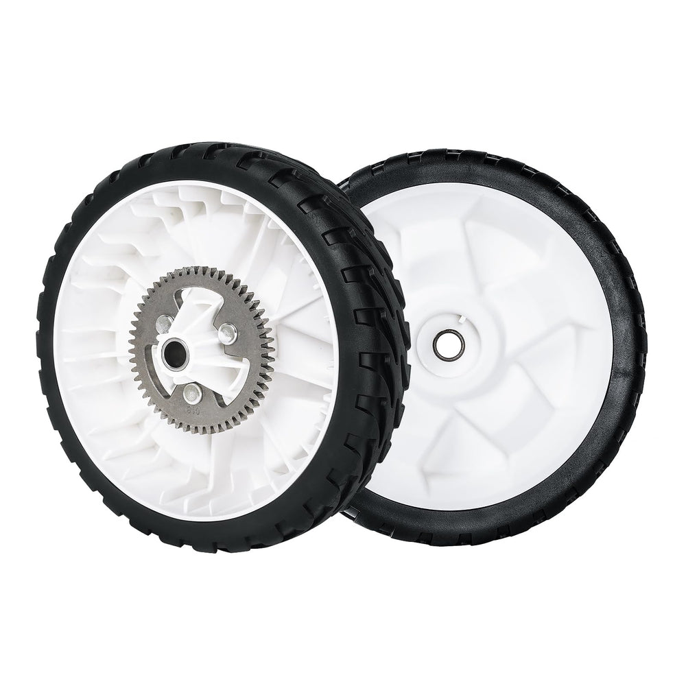 JXJKCZ front view of wheel assembly showing fit and easy replacement benefit