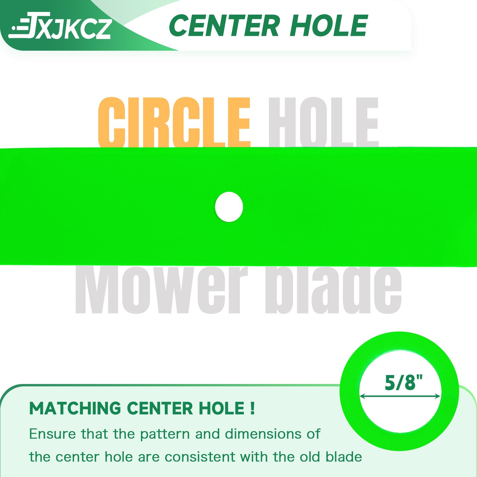 JXJKCZ bolt-hole pattern closeup confirming correct fit and stability