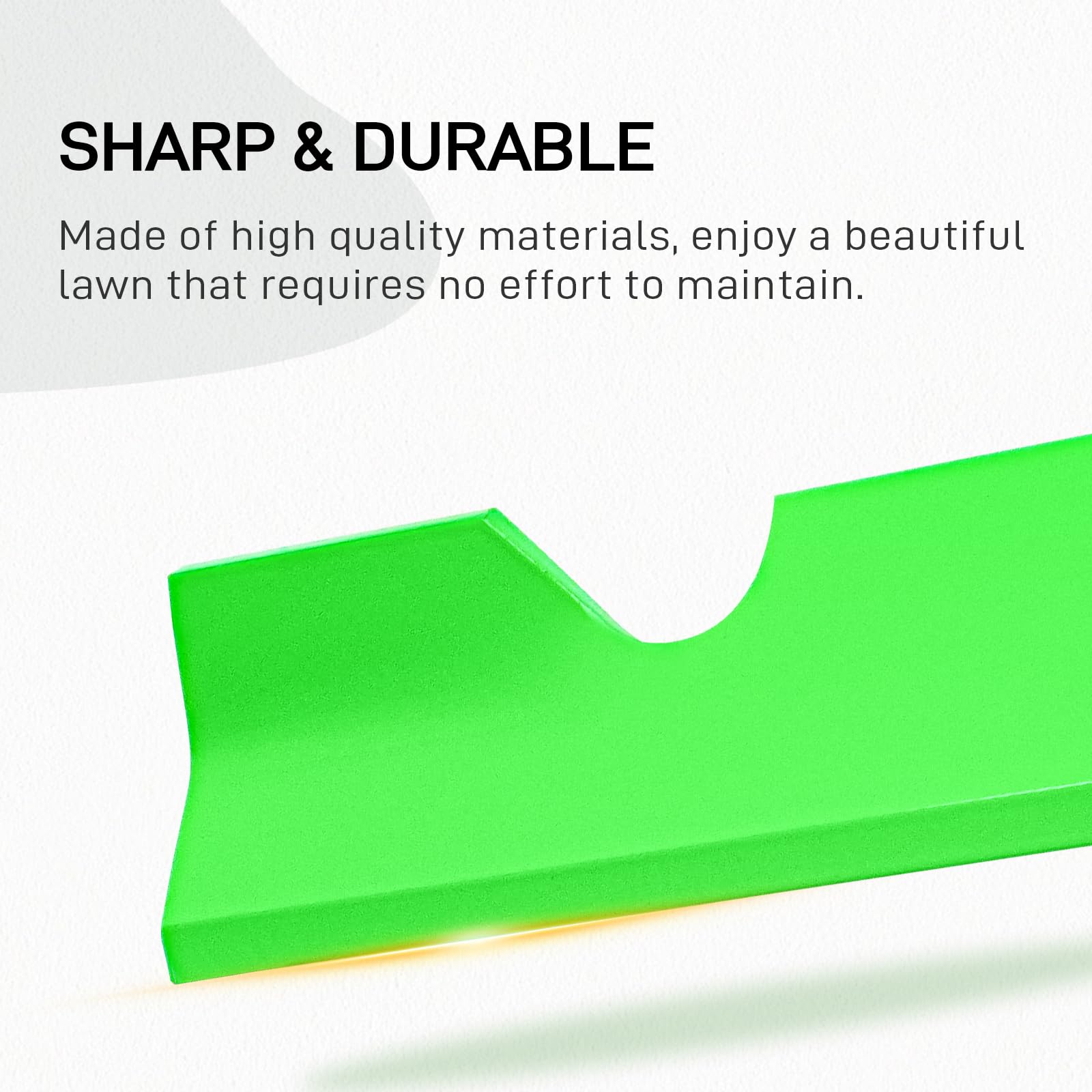 JXJKCZ blade installed on mower deck demonstrating proper fit and improved airflow
