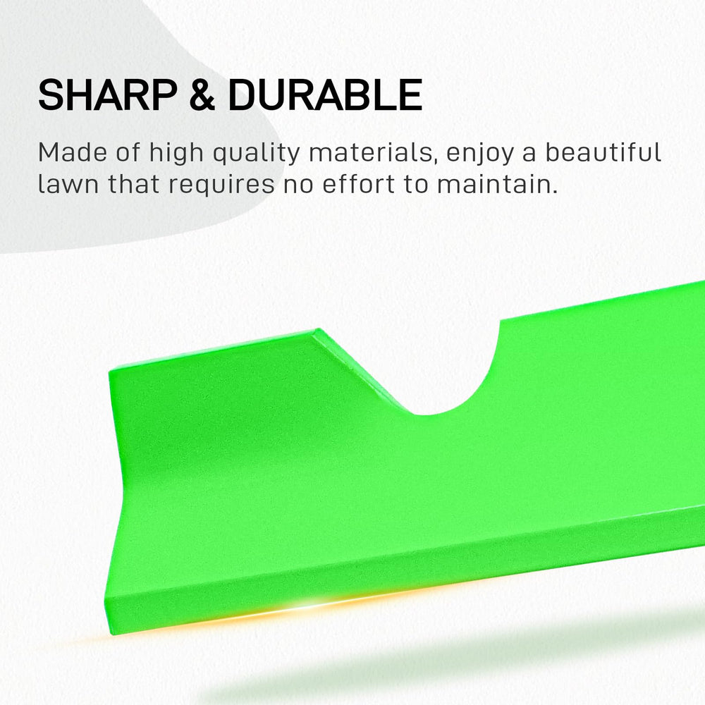 JXJKCZ blade installed on mower deck demonstrating proper fit and improved airflow
