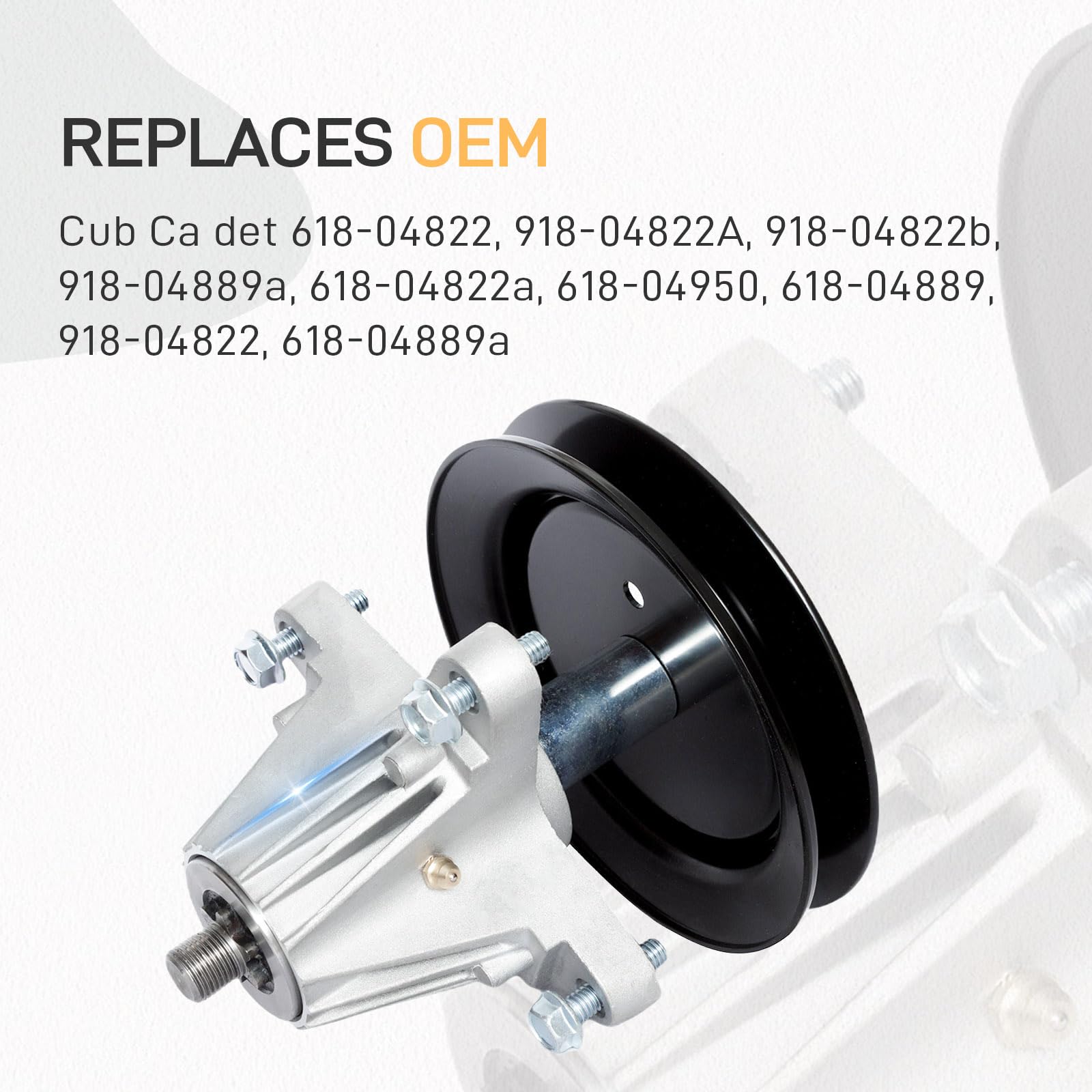 JXJKCZ kit components arranged to display spindles, pulleys and belt for straightforward installation