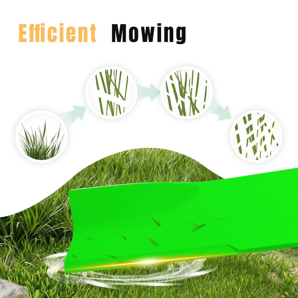 JXJKCZ blades on a zero-turn mower mowing a lawn to illustrate efficient grass lift