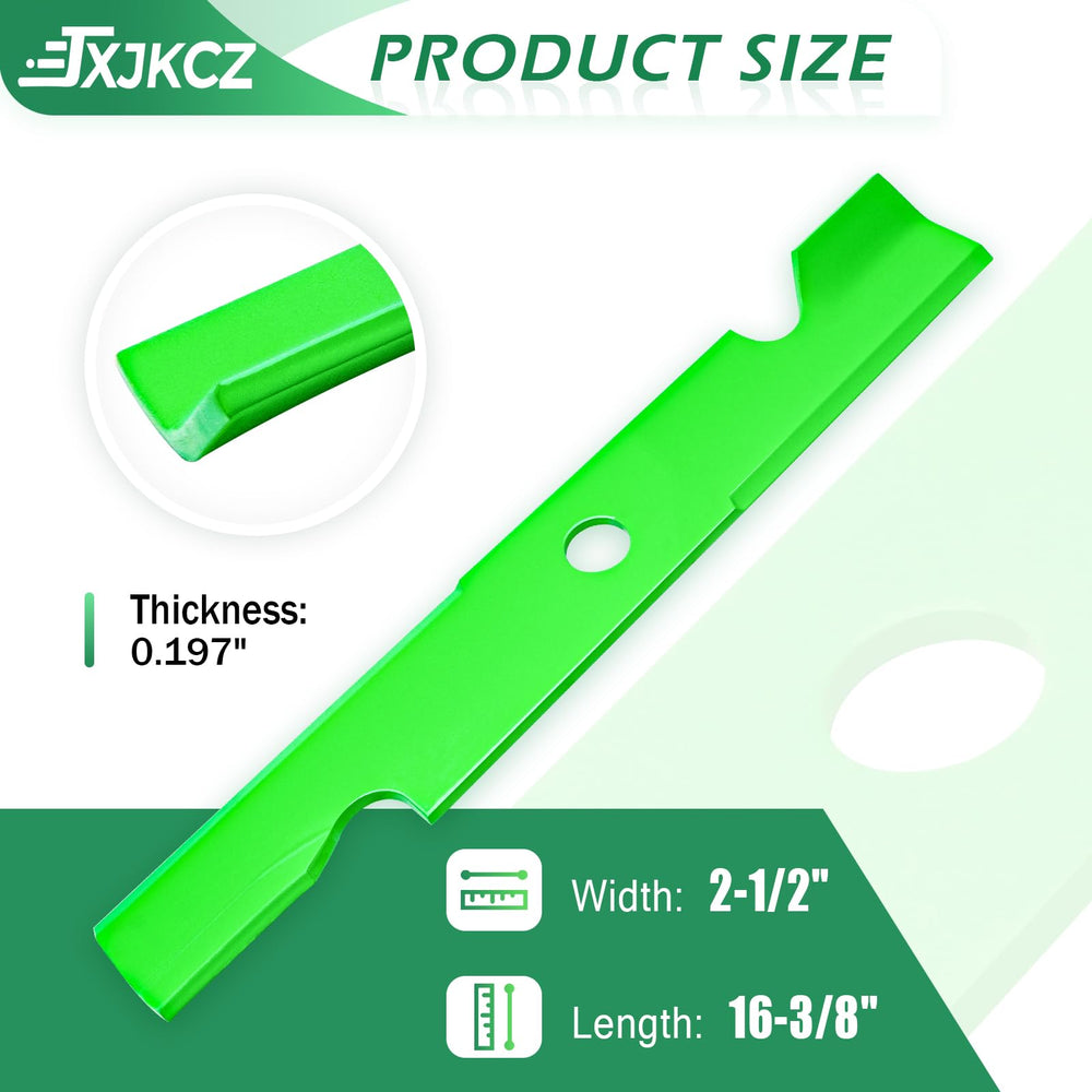 JXJKCZ single blade close-up highlighting sturdy steel construction and fit reliability