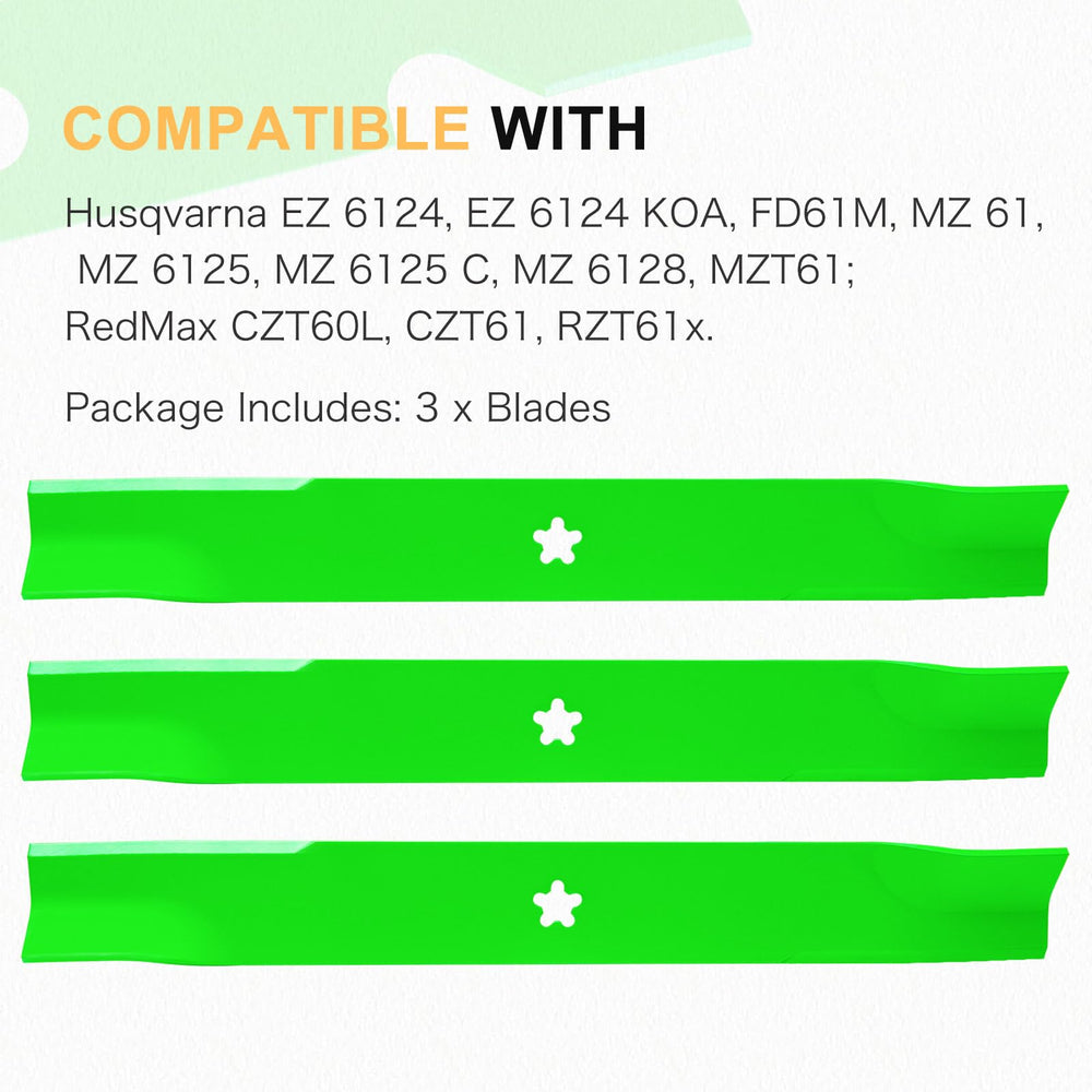 JXJKCZ blade beside ruler showing 21" length to confirm exact OEM-compatible sizing