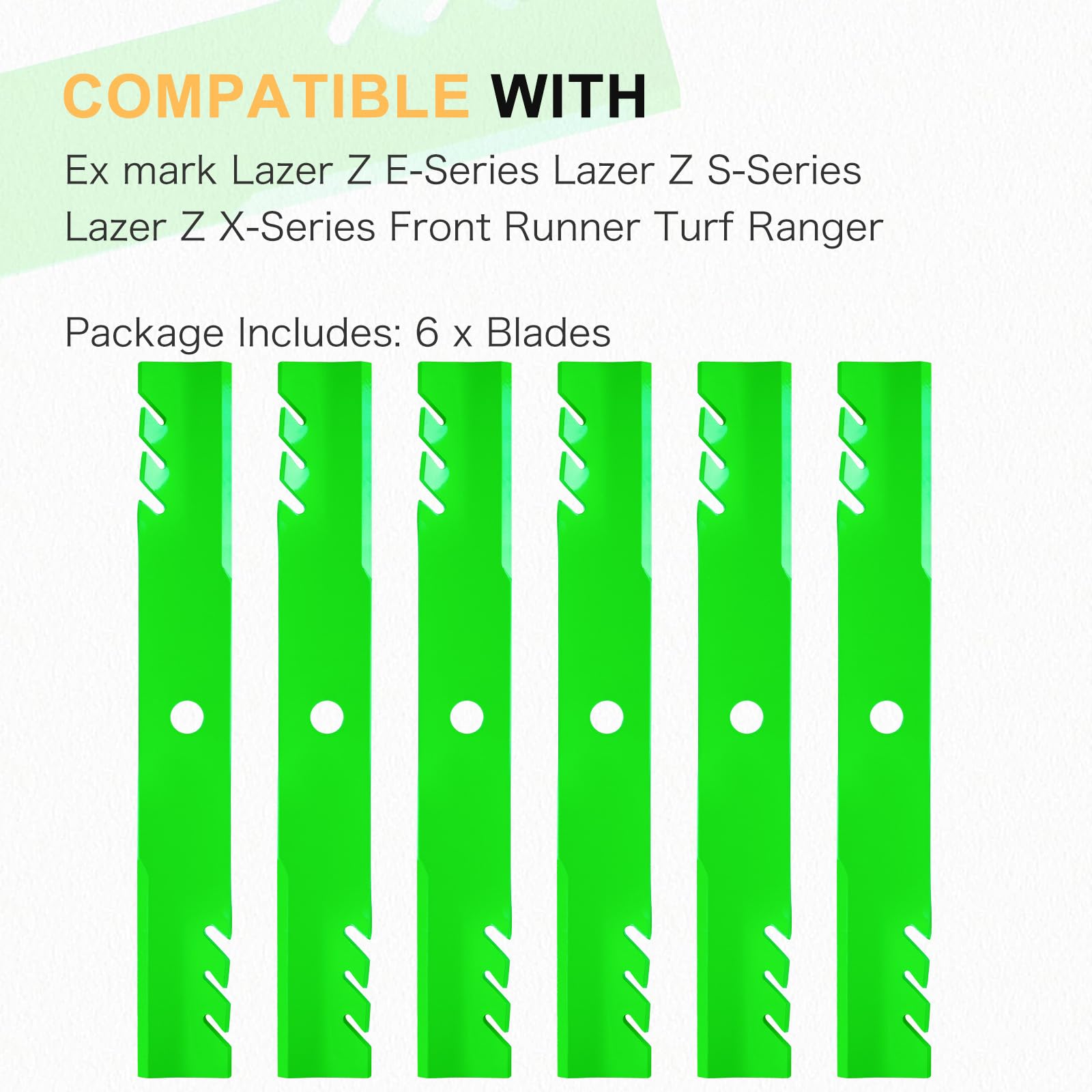 JXJKCZ blade beside ruler showing 20.5" length for accurate sizing benefit