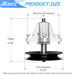 JXJKCZ spindle close-up showing bearing detail for smoother blade rotation and reduced vibration