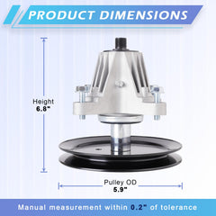 JXJKCZ spindle mounting holes detail showing four threaded holes for easy installation benefit
