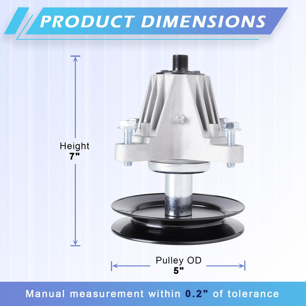 JXJKCZ spindle top detail highlighting S-shaped center and clear identification for correct part