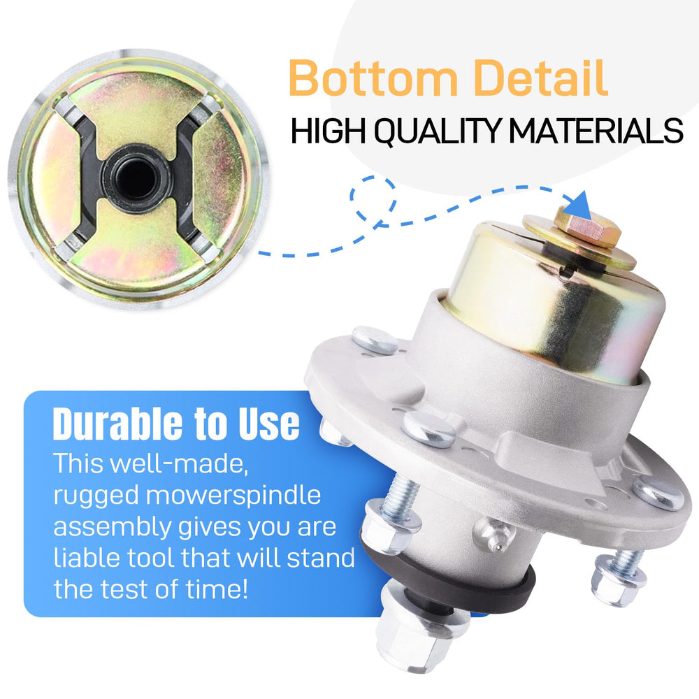 JXJKCZ spindle with blade installed demonstrating correct fit and smooth cutting performance
