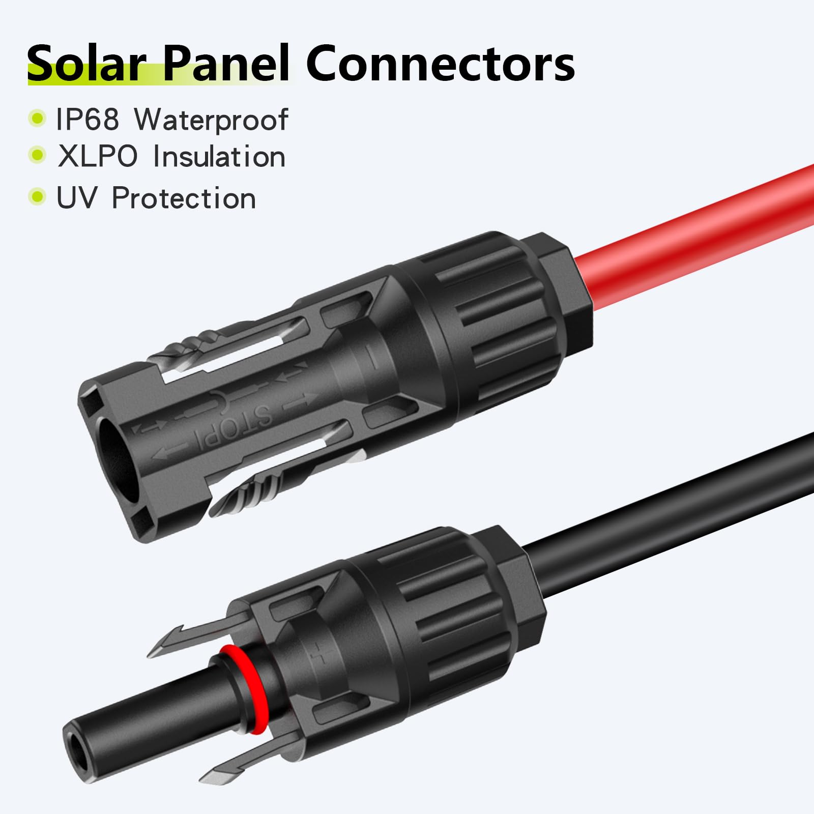 JXMXRPV cable installed on rooftop solar panel demonstrating weather resistance