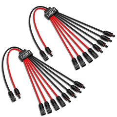 JXMXRPV front packaging showing two Y-splitter connectors and benefits