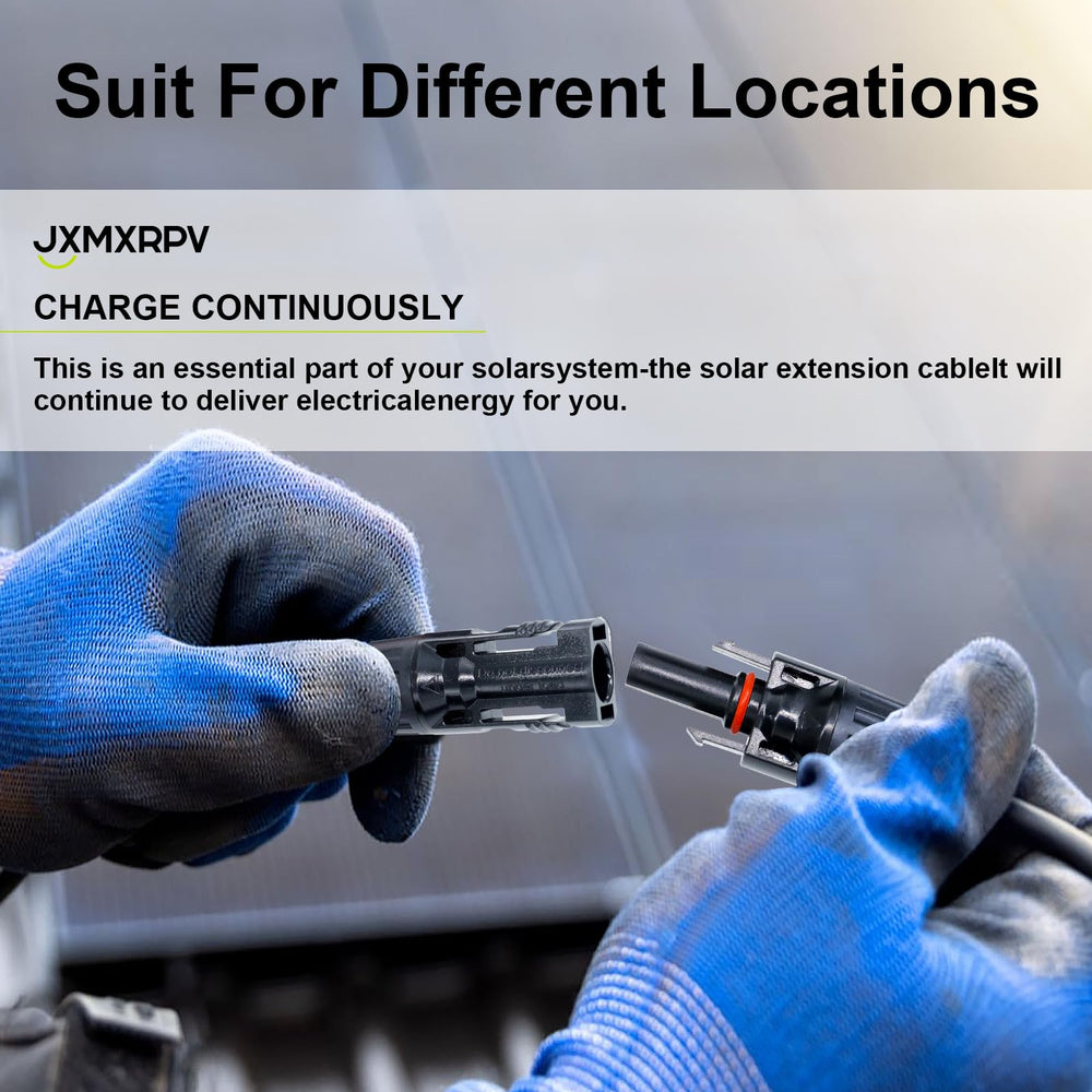 JXMXRPV solar extension installed on RV roof enabling better panel placement
