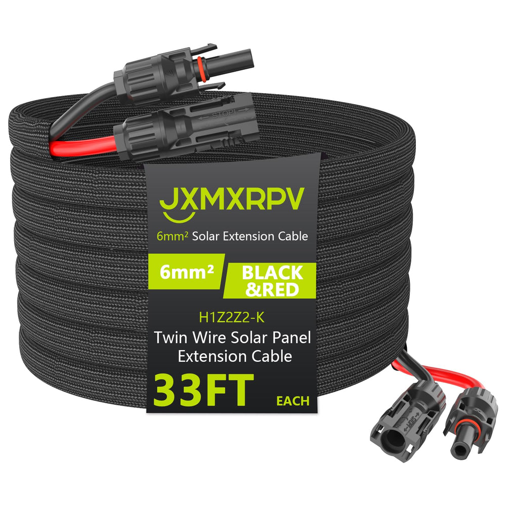 JXMXRPV cable held in hand to show gauge thickness and portability