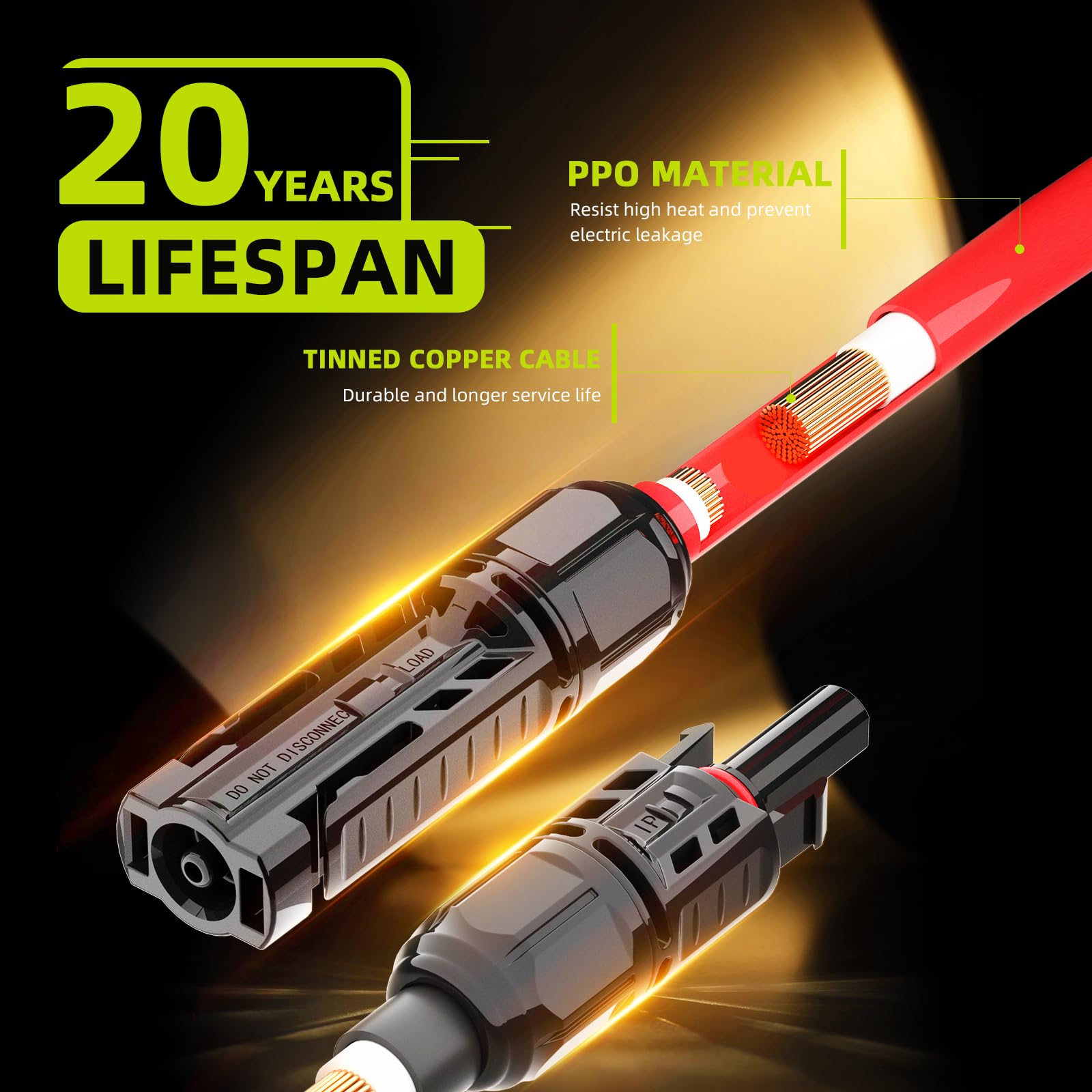JXMXRPV side profile highlighting IP68 waterproof seal for outdoor reliability