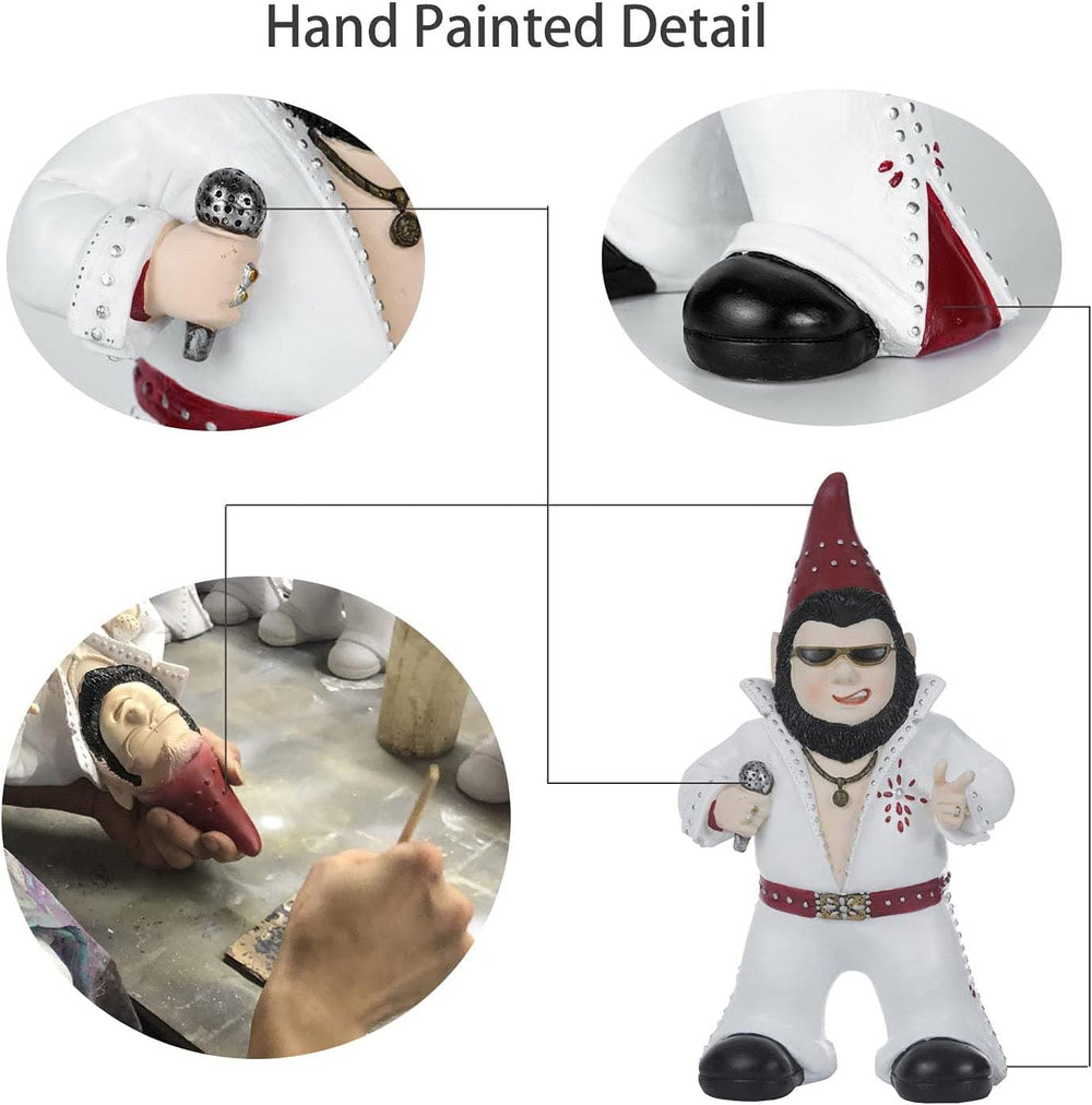 Jy.Cozy gnome hand-painted face showcasing detailed expression and charm