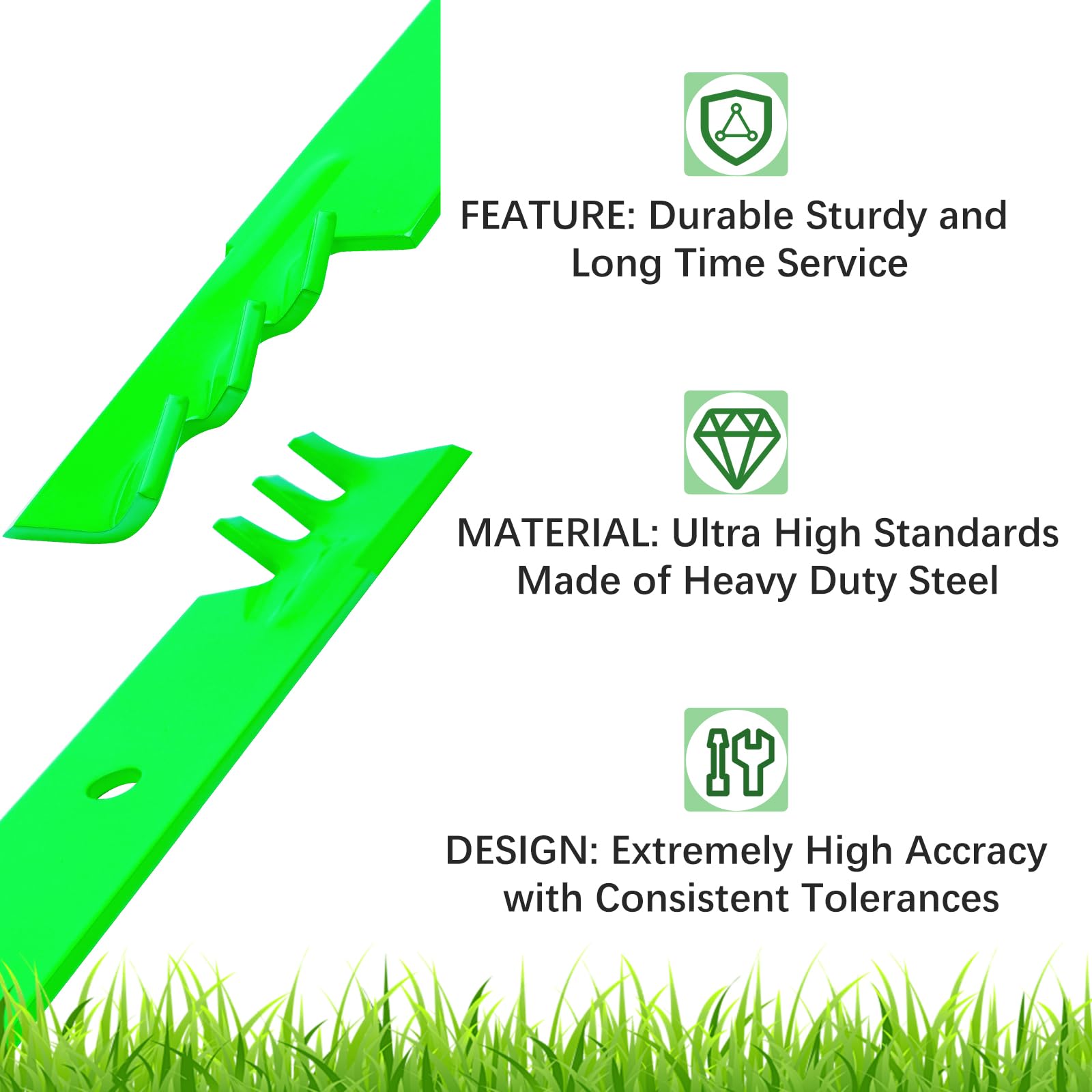 JYLEYJ three-pack stacked blades ready for replacement offering value and convenience benefit