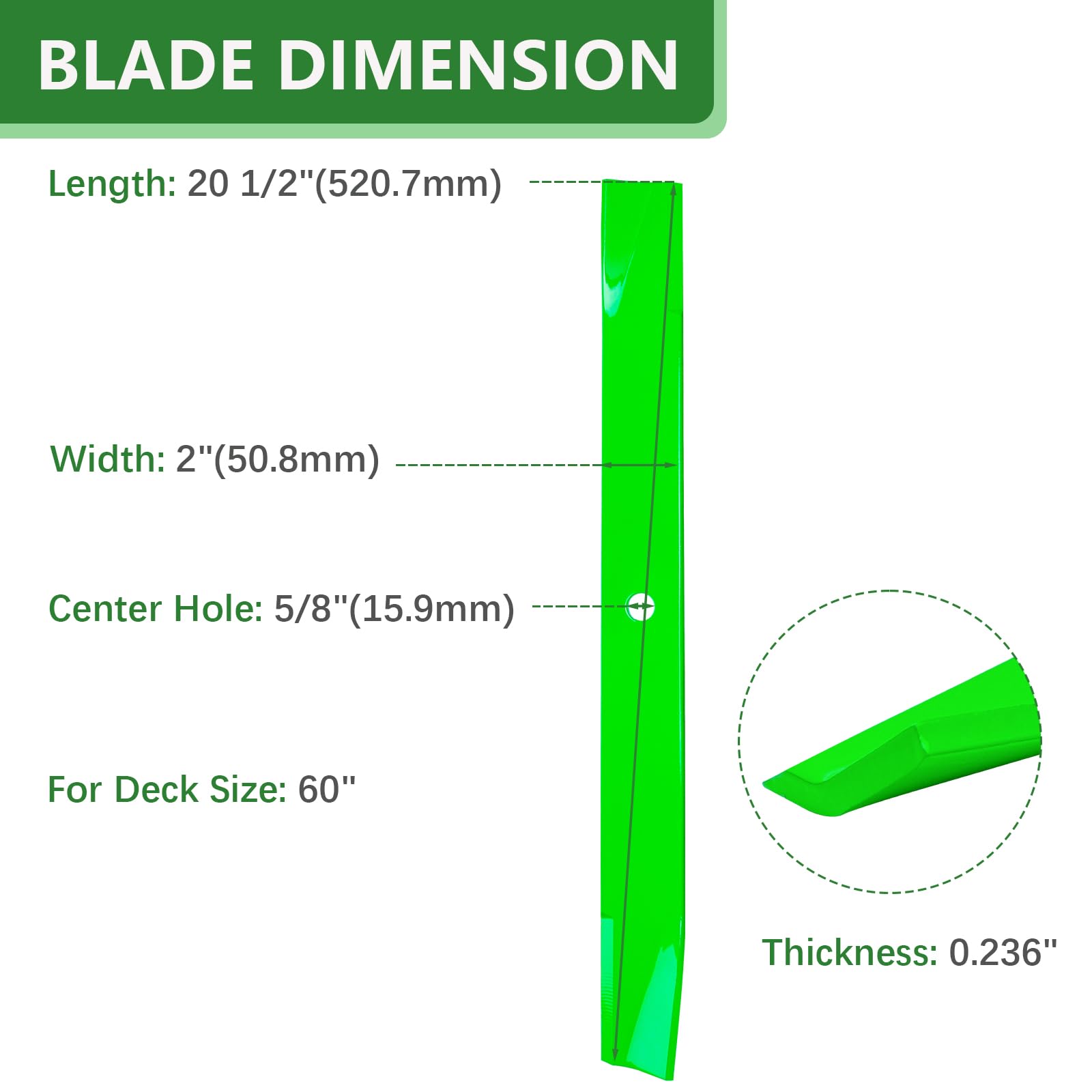 JYLEYJ blade and belt arrangement showing correct sizing for restored cutting performance
