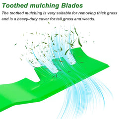 JYLEYJ blade installed in 54-inch deck demonstrating correct fit and smoother mowing