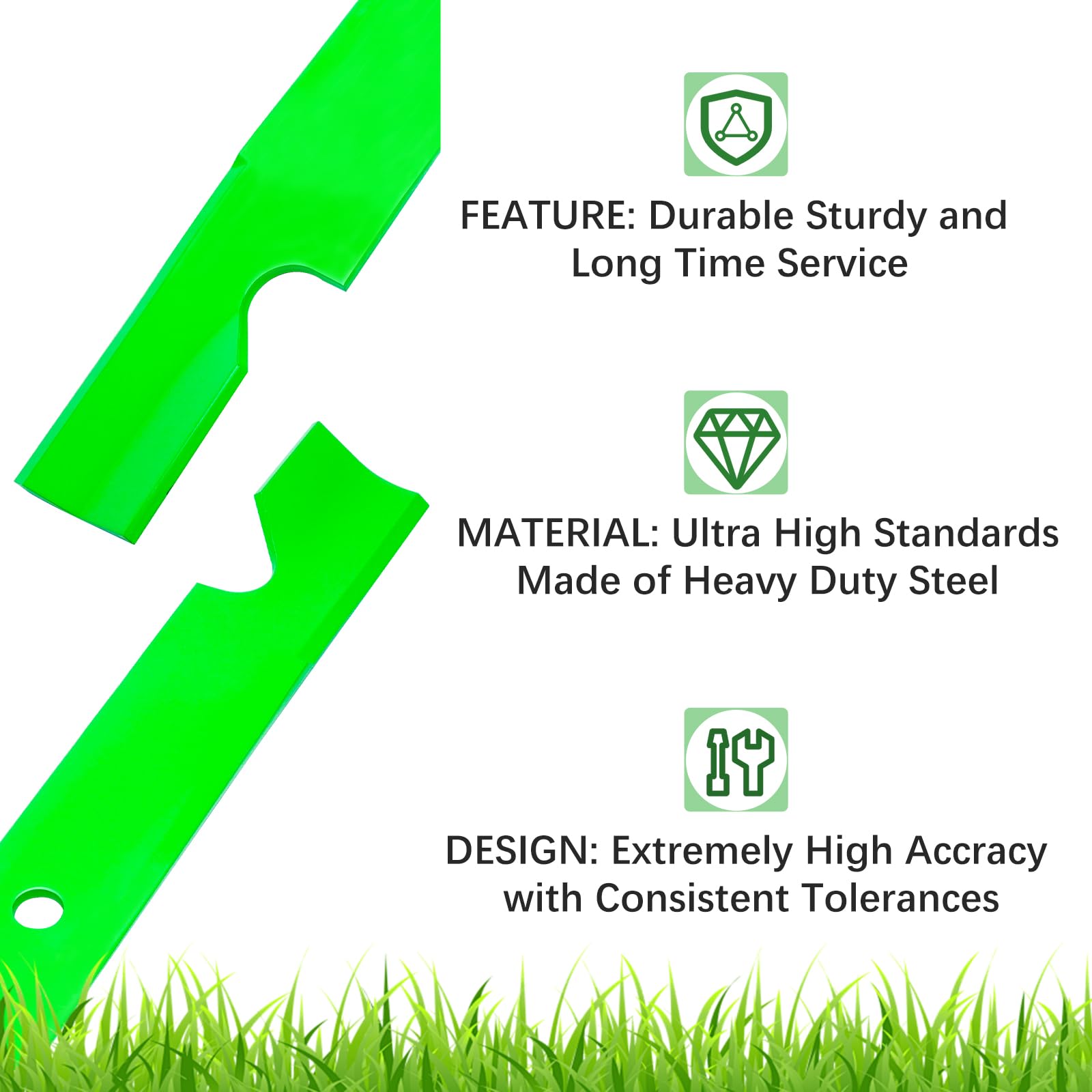 JYLEYJ blade thickness shown on scale proving 0.177" strength and wear resistance