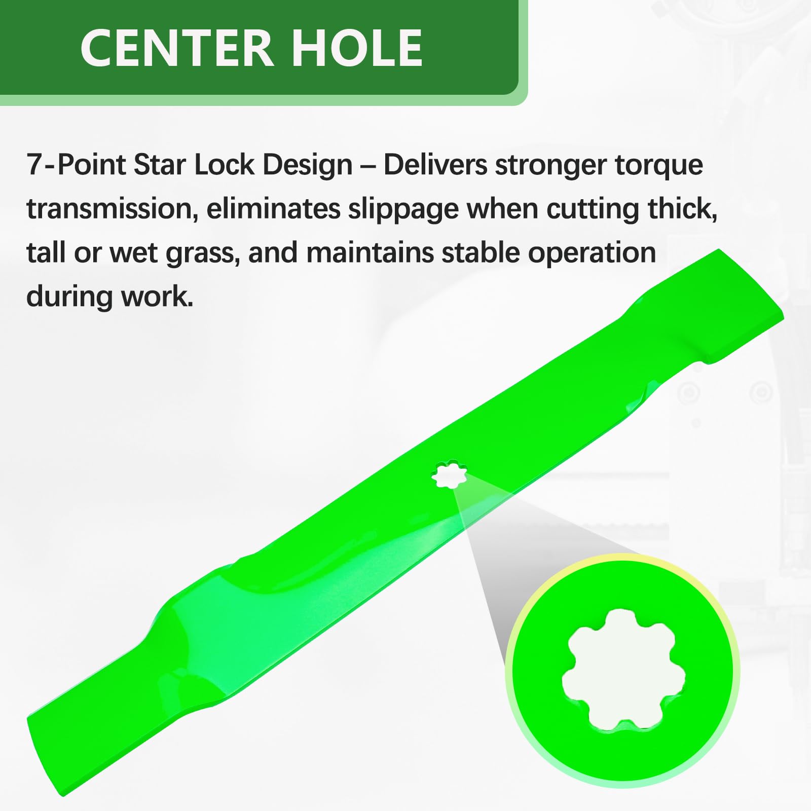 JYLEYJ blade thickness measured on a scale showing durability benefit