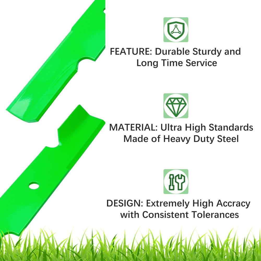 JYLEYJ blade next to ruler showing 16.5" length for proper sizing