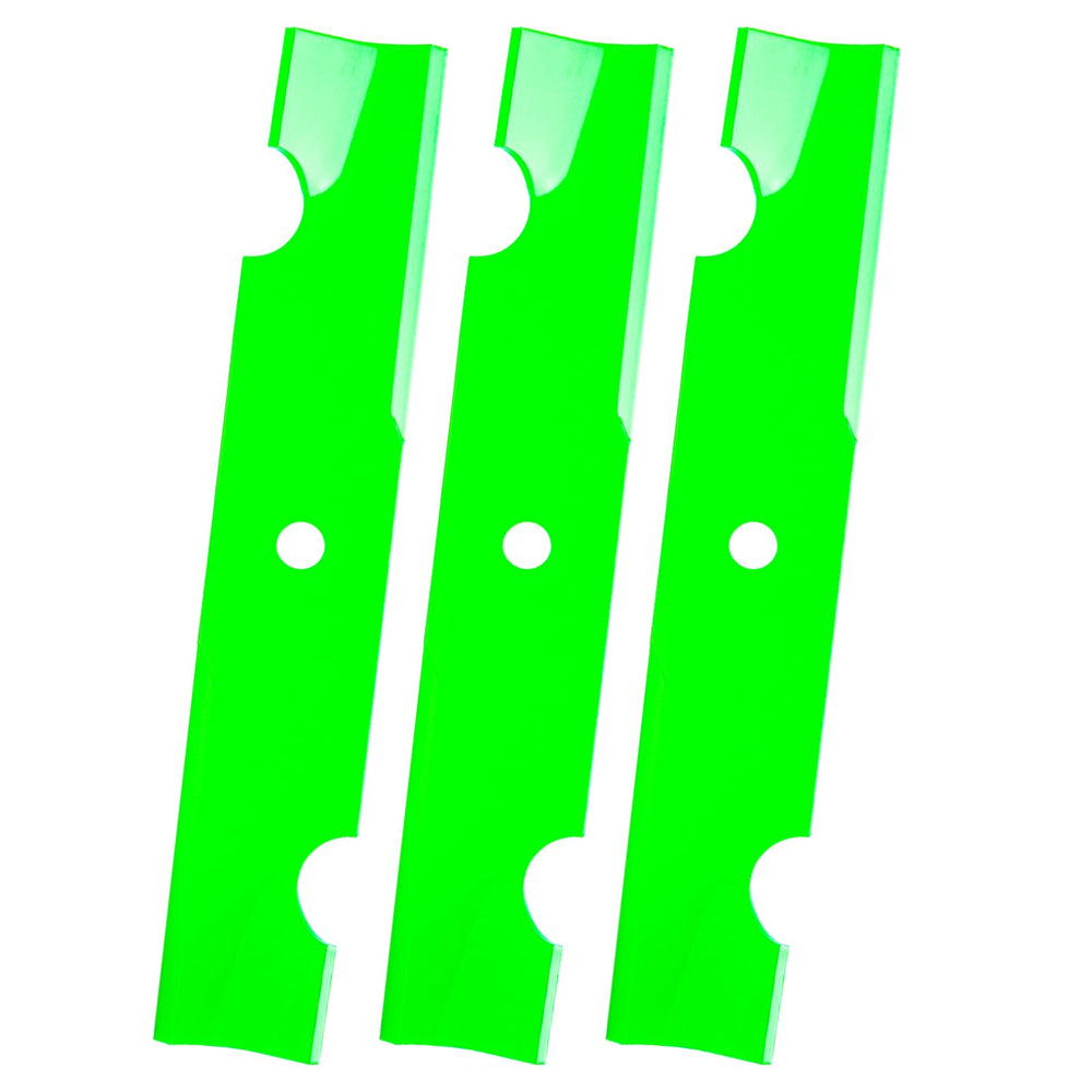 JYLEYJ three-pack front packaging showing ready-to-install replacement blades for Bad Boy
