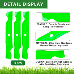 JYLEYJ blades installed on a 50-inch mower deck restoring suction and cut