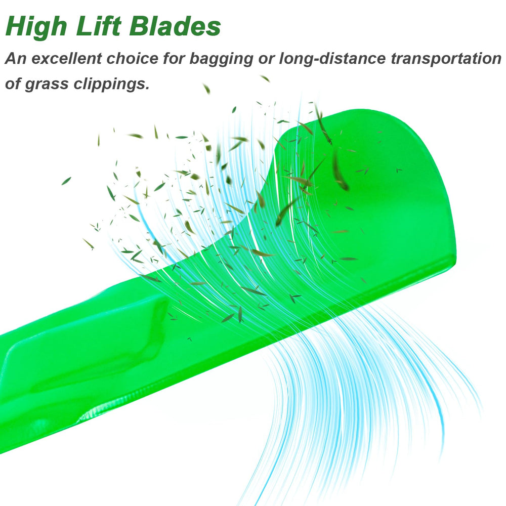 JYLEYJ blades installed on mower deck improving bagging efficiency