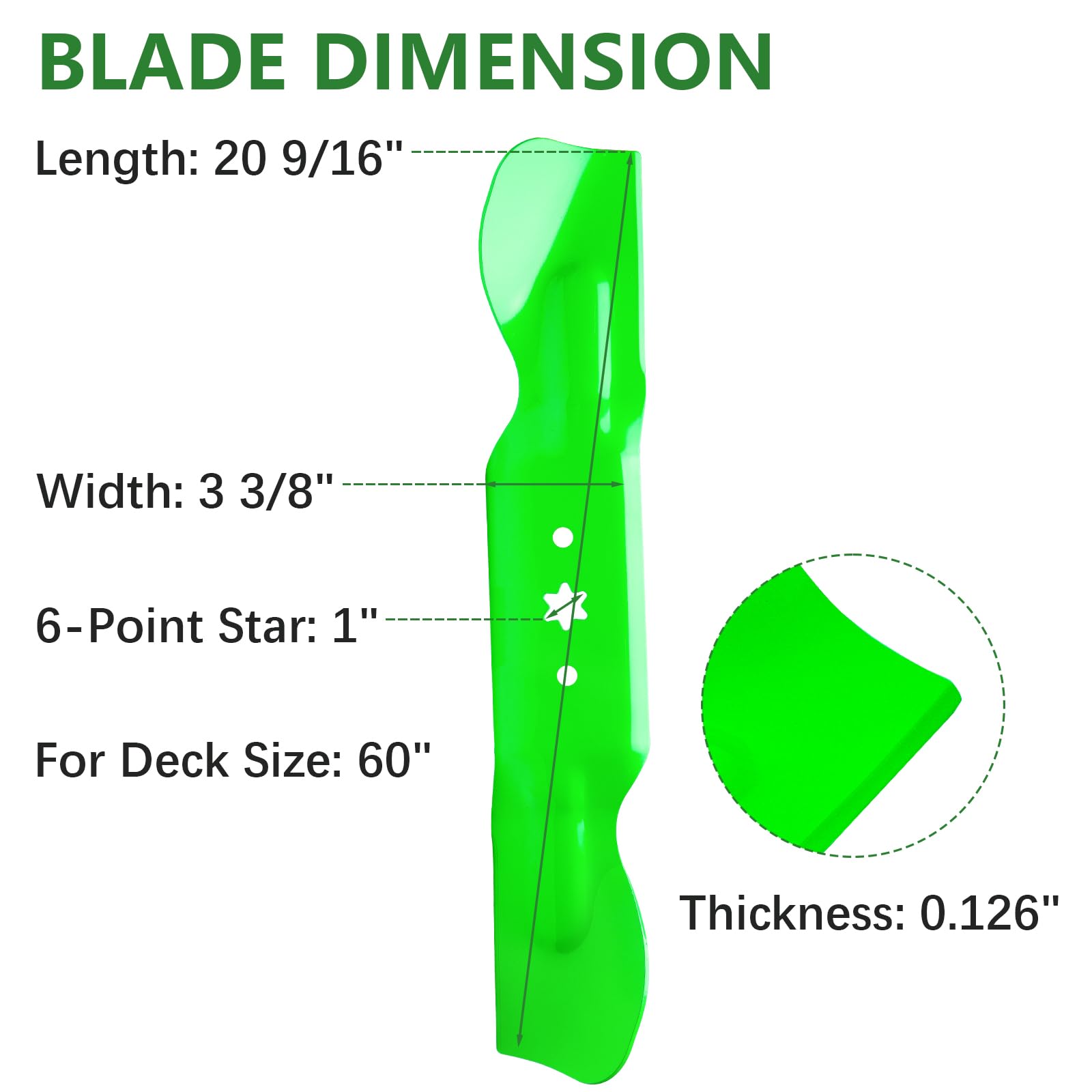 JYLEYJ close-up of blade edge and thickness for long-lasting sharpness