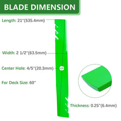 JYLEYJ close-up sharp cutting edge for cleaner grass finish