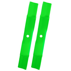 JYLEYJ front view of 42 inch mulching blades showing fit and finish benefit
