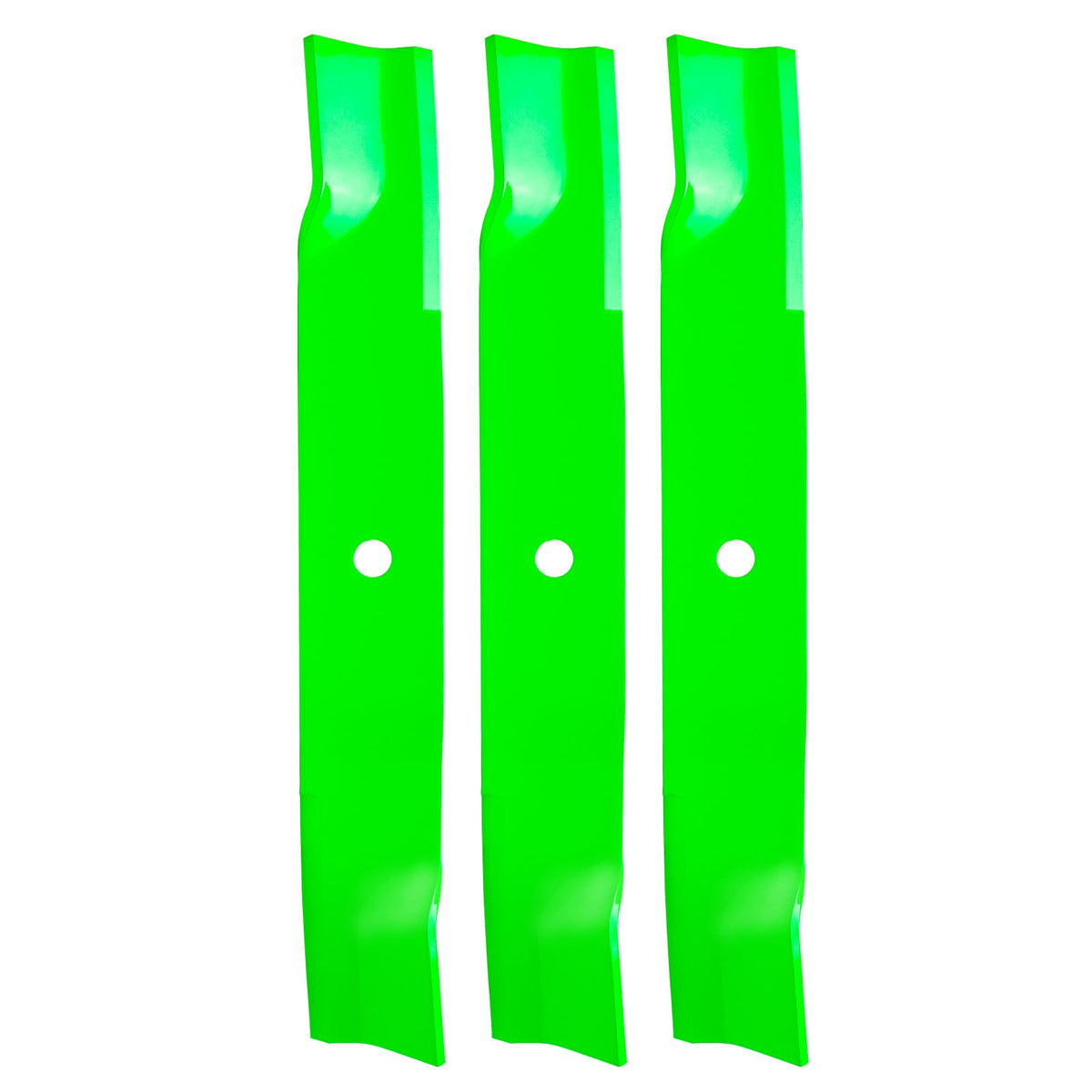 JYLEYJ front view of three replacement blades showing OEM fit benefit
