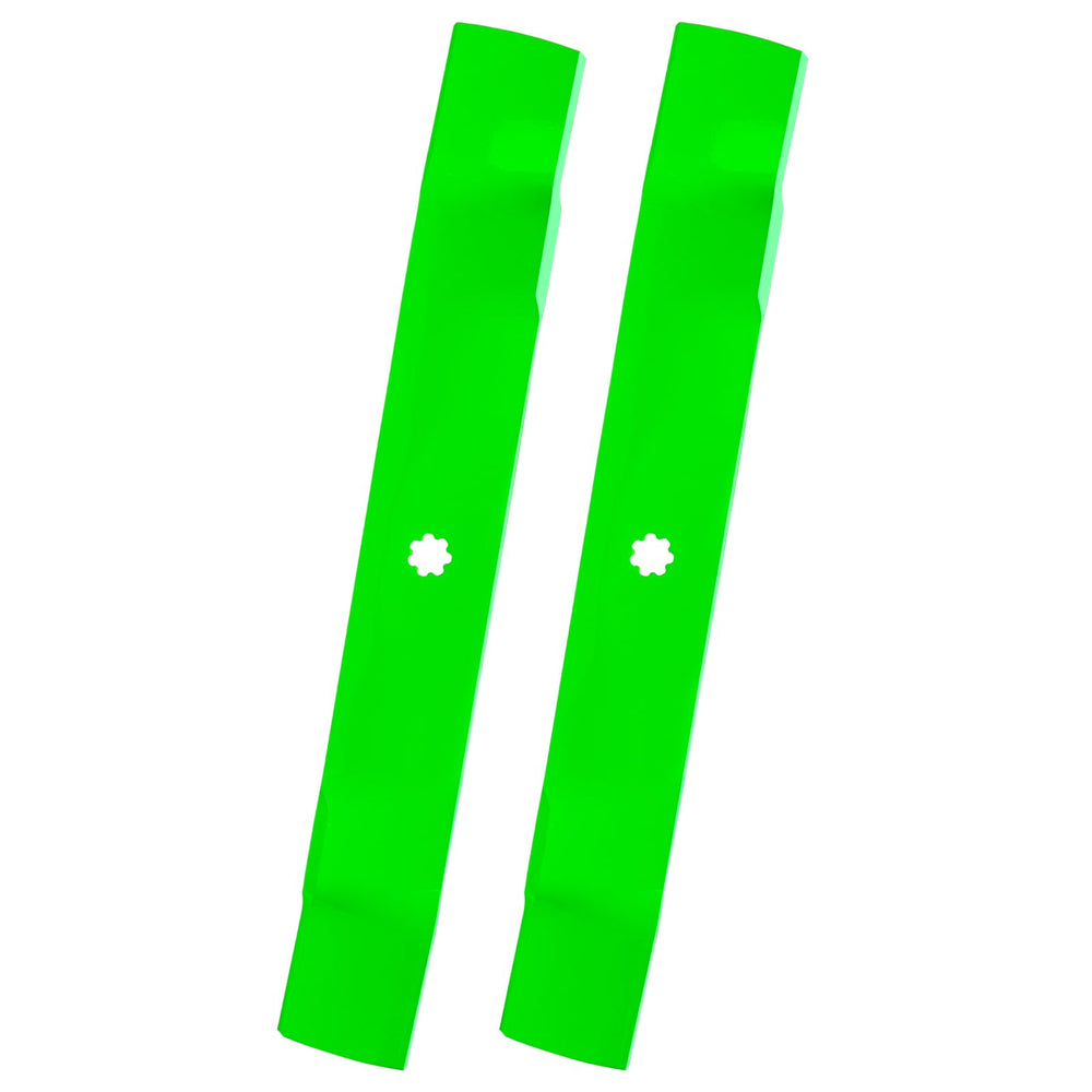 JYLEYJ front view of two replacement blades showing fit and finish benefit