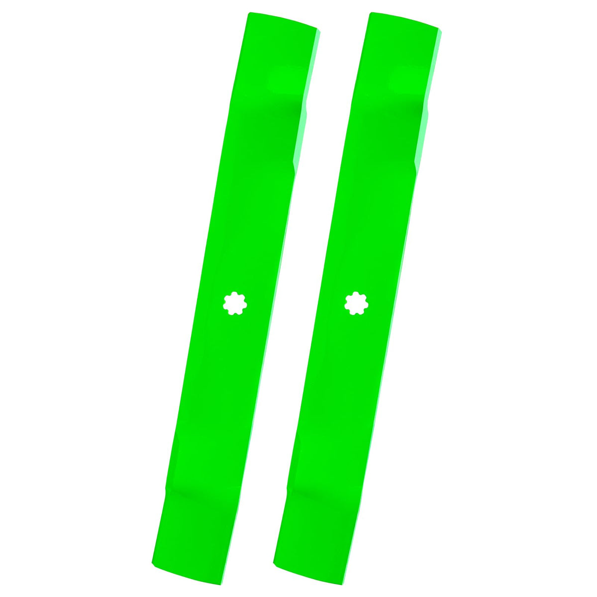 JYLEYJ front view of two replacement blades showing fit and finish benefit