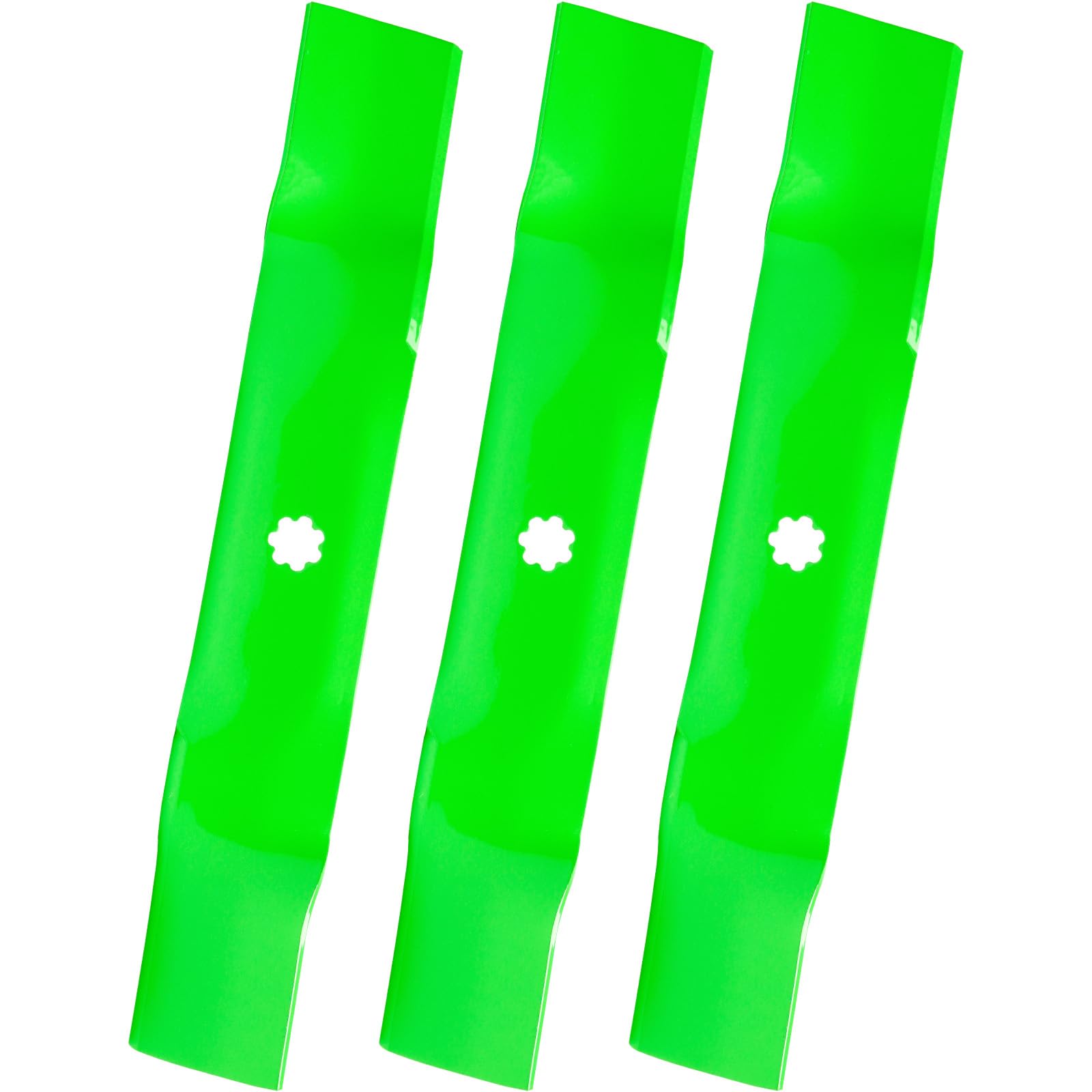 JYLEYJ front view of replacement blades showing OEM fit and clean finish