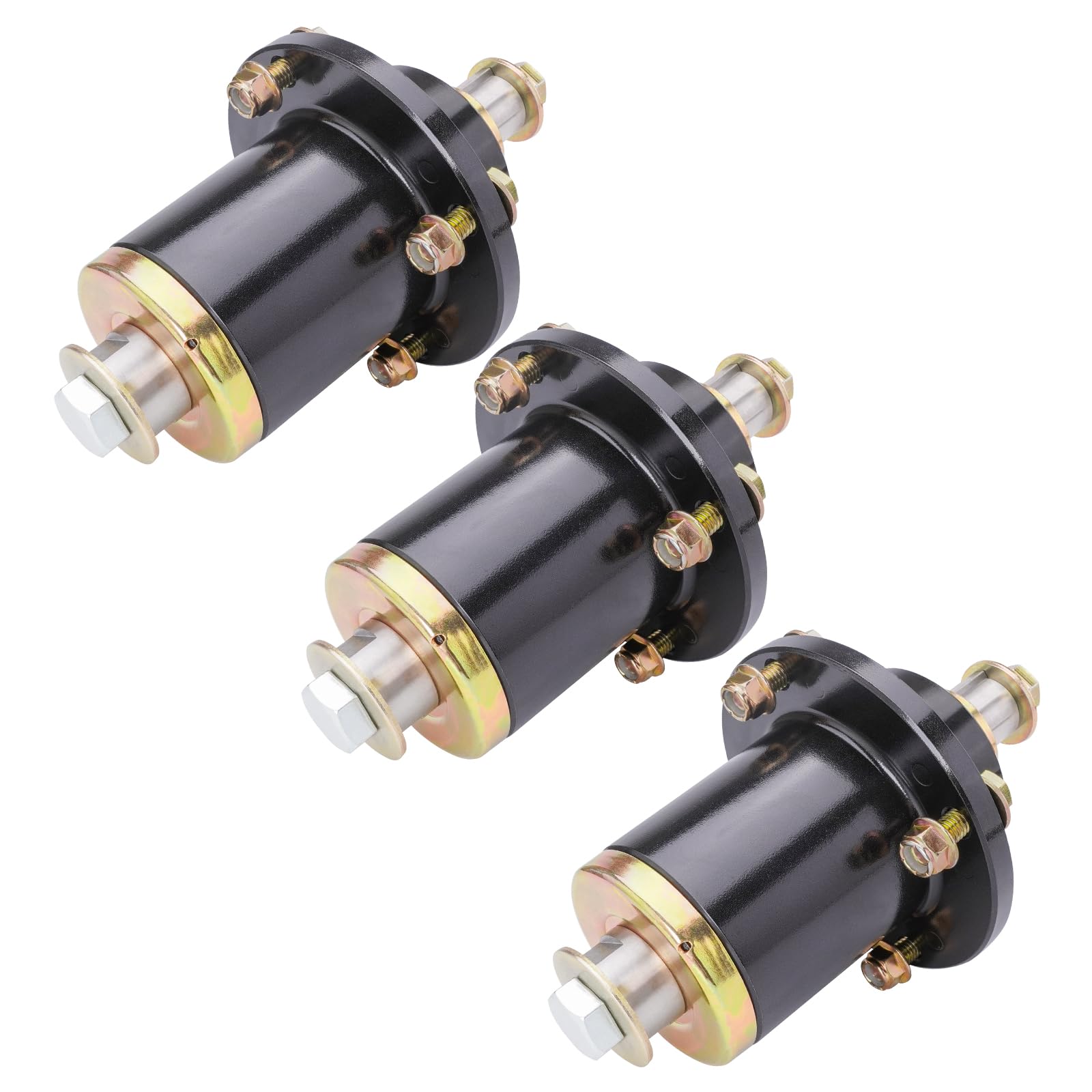 JYLEYJ front spindle assembly showing mounting face and bolt pattern for easy fit