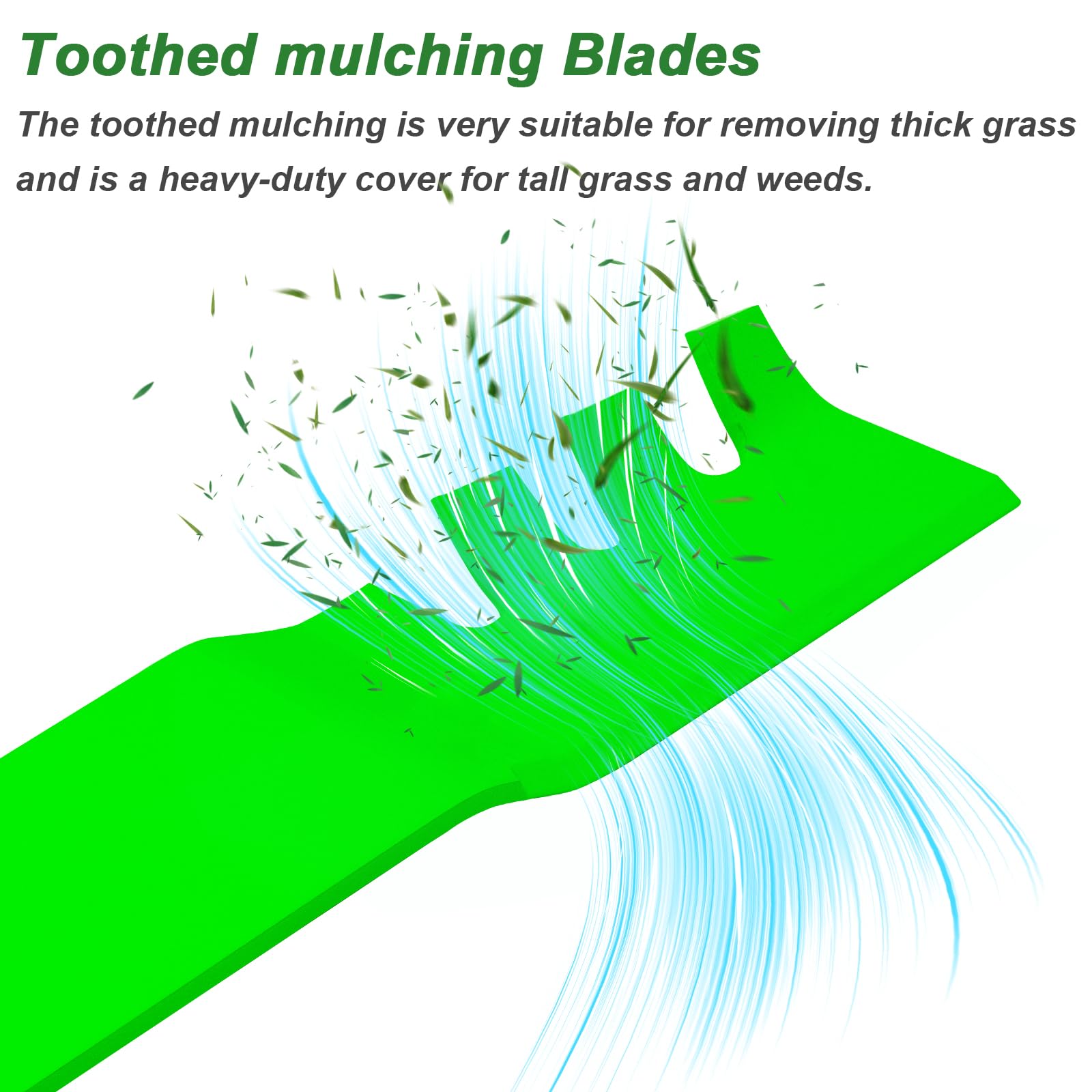 JYLEYJ blade installed on John Deere deck demonstrating direct replacement benefit