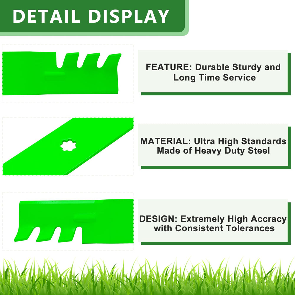 JYLEYJ blade next to ruler showing 21 3/8 inch length for correct sizing
