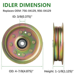 JYLEYJ idler pulley detail illustrating smooth belt guidance and reduced wear