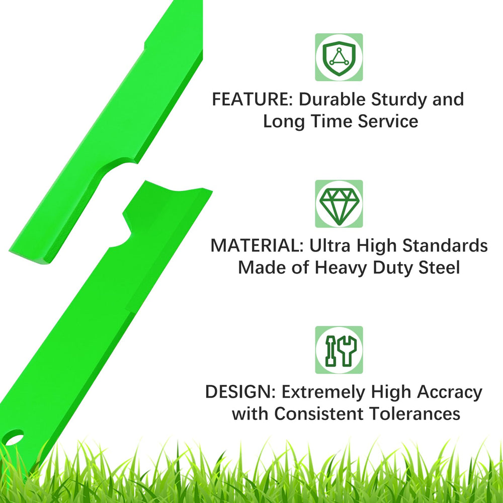 JYLEYJ blade installed on mower deck demonstrating proper fit and performance benefit