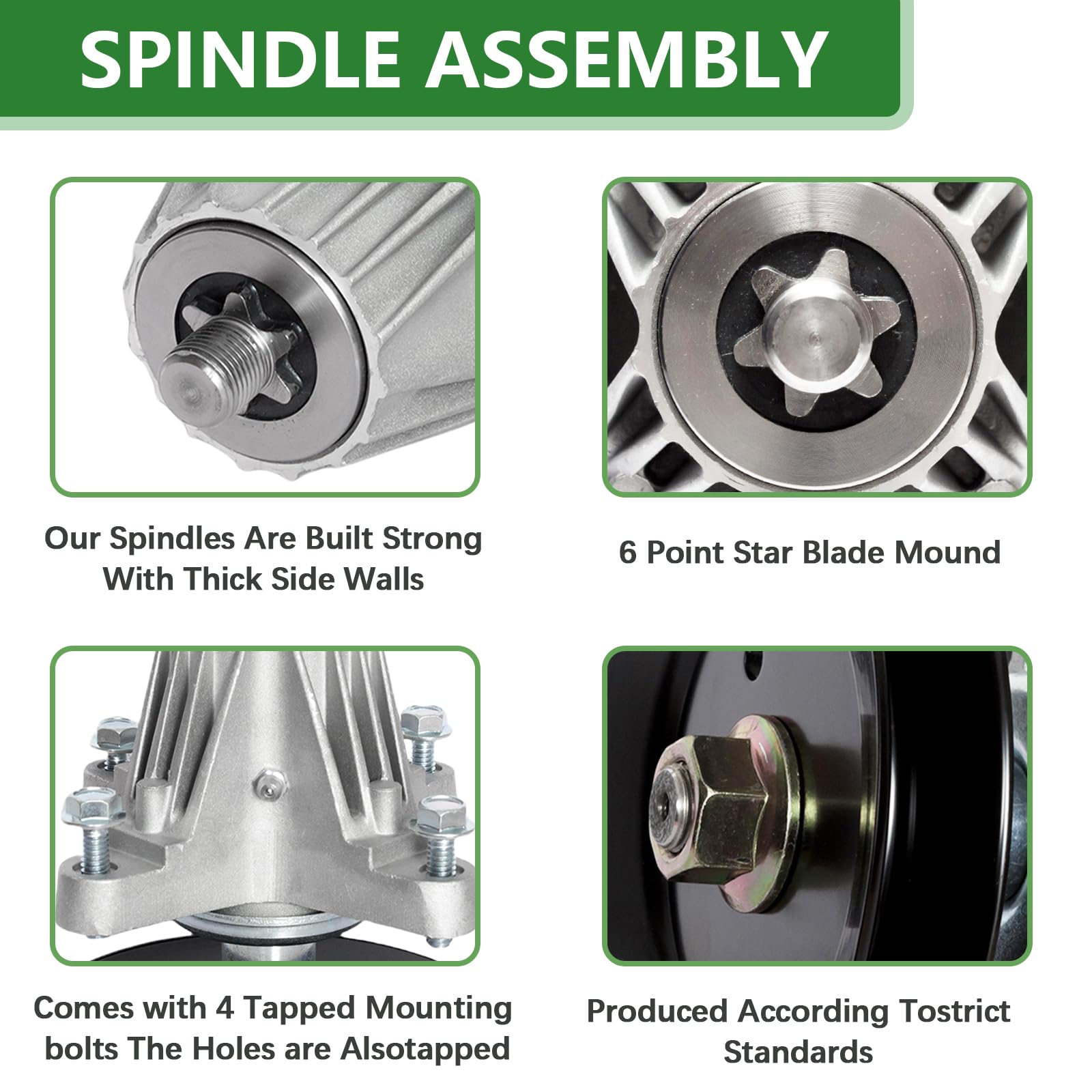 JYLEYJ kit components arranged to display spindles, idlers and belt for easy inventory