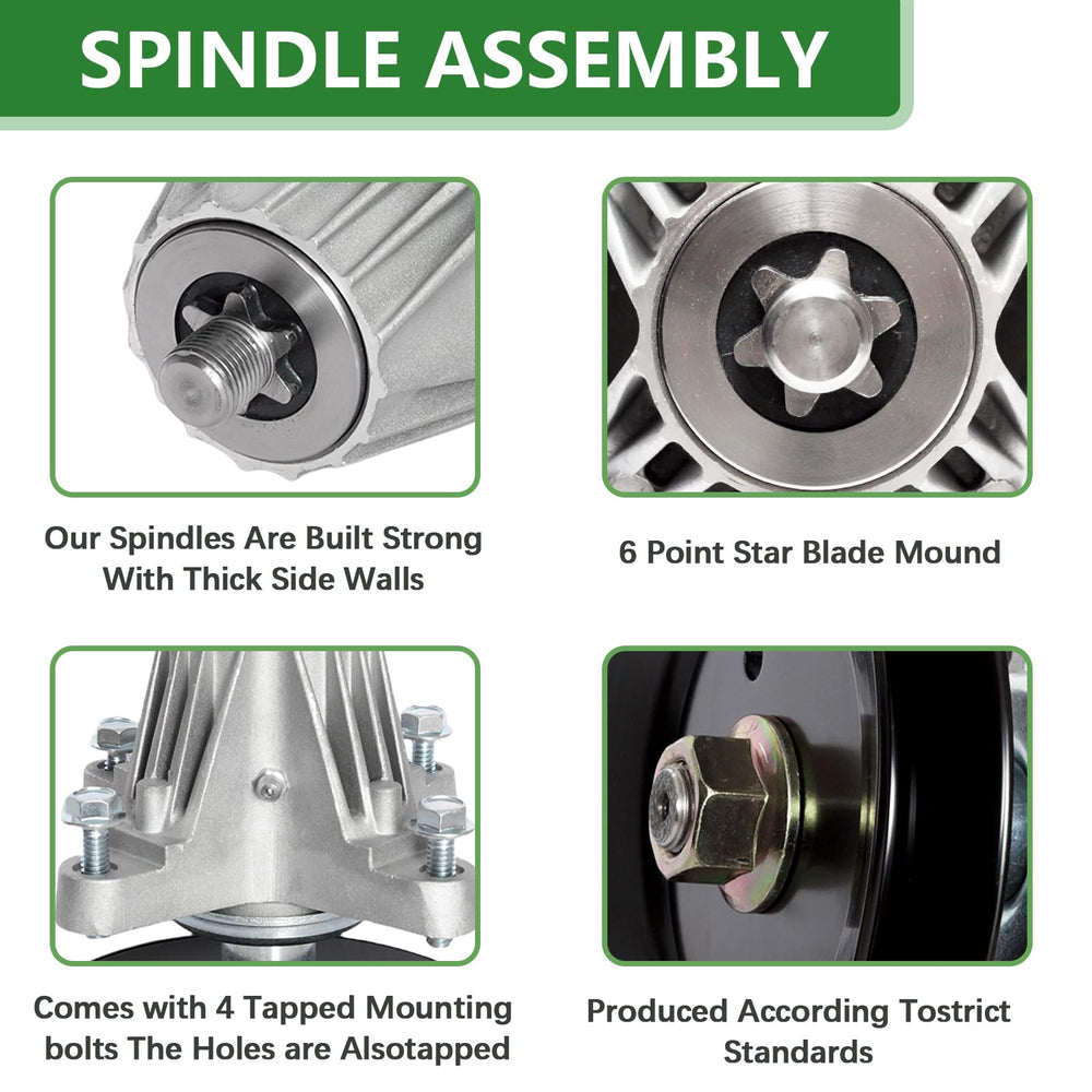JYLEYJ kit components arranged to display spindles, idlers and belt for easy inventory