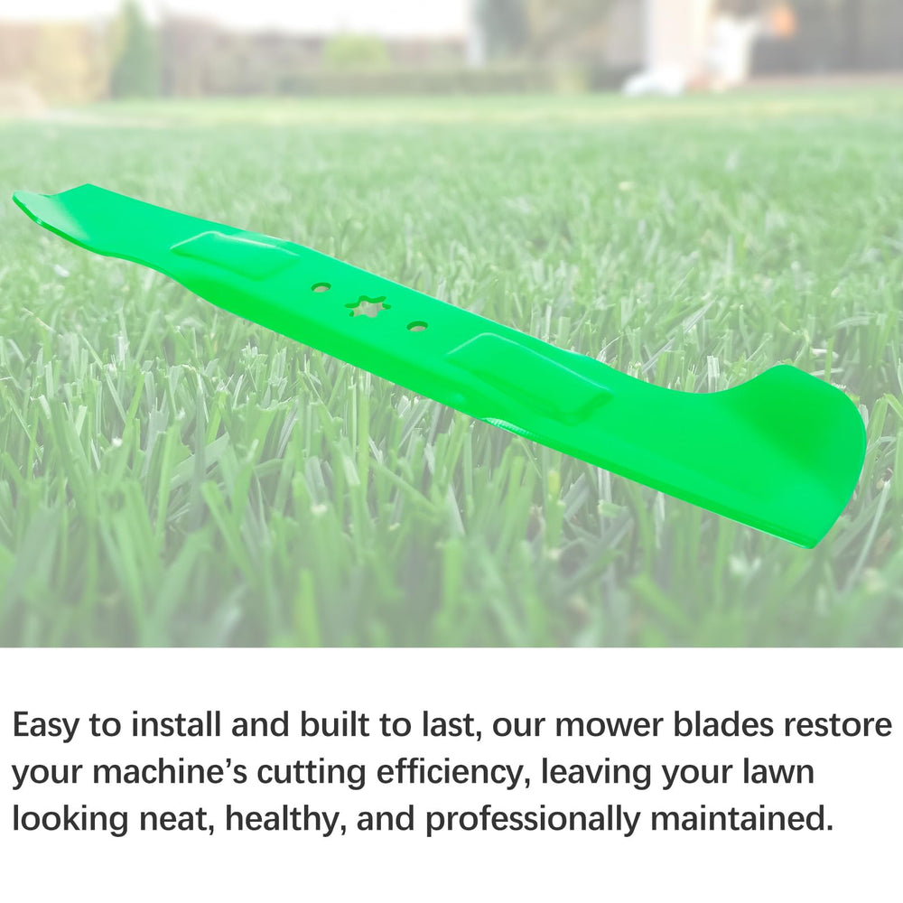 JYLEYJ lifestyle shot of mower cutting lawn for better finish
