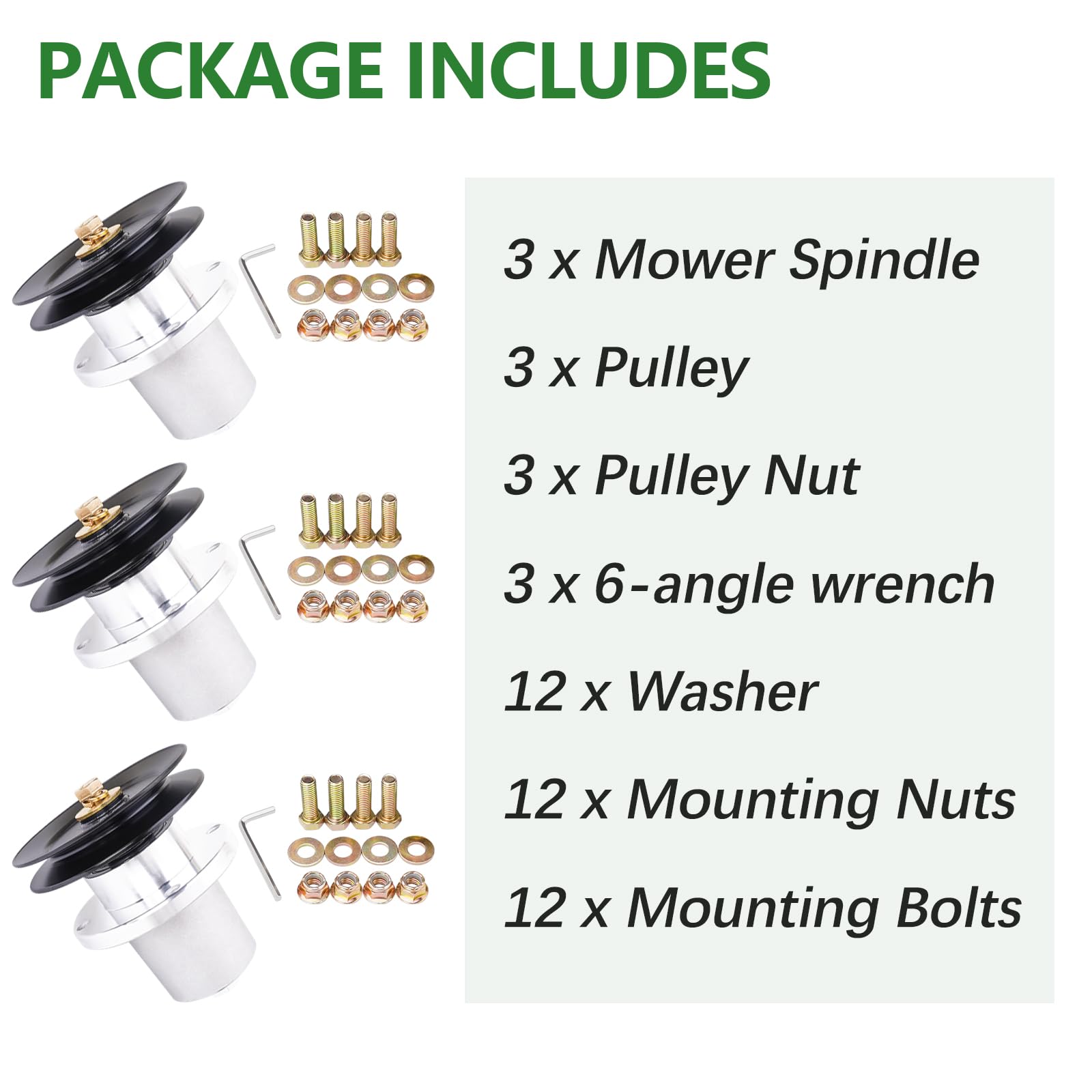 JYLEYJ mower maintenance scene with tools showing easy replacement and reduced downtime