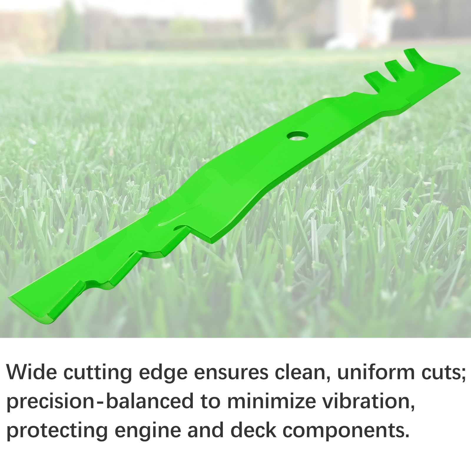 JYLEYJ blades beside ruler displaying 17-1/2 inch length for correct sizing