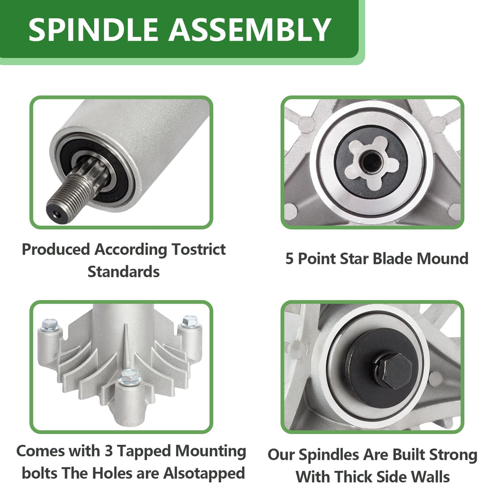 JYLEYJ spindle next to ruler showing dimensions for accurate replacement