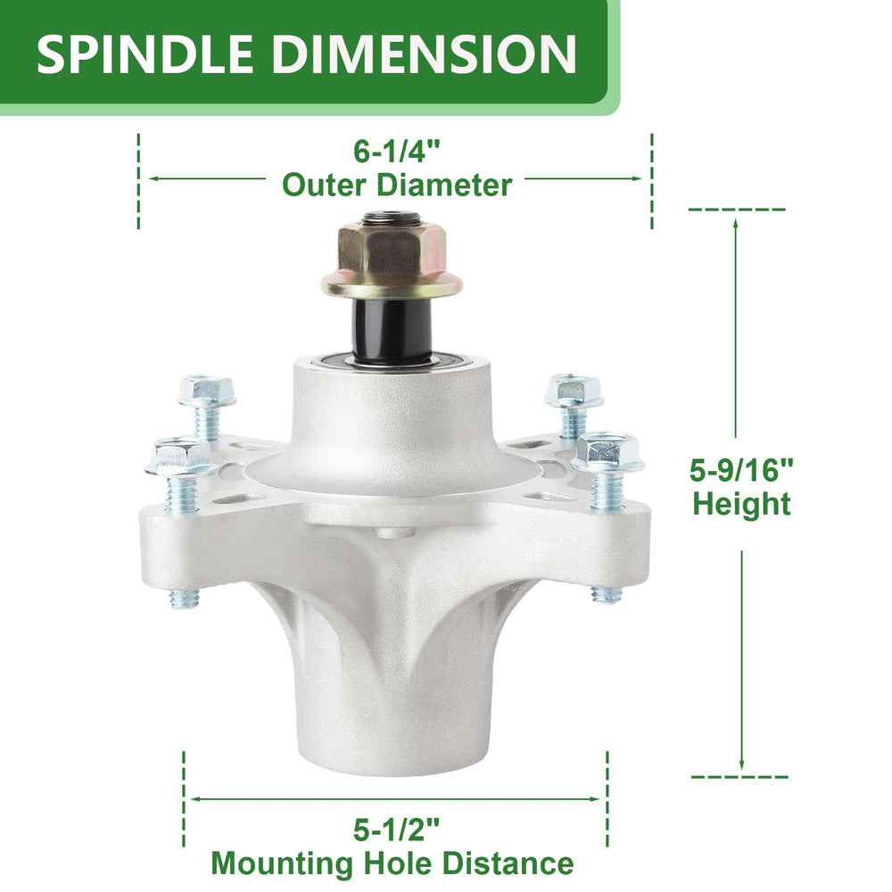 JYLEYJ spindle assembly close-up showing fitment and durability advantage