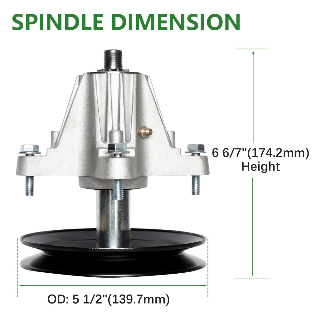 JYLEYJ spindle assembly close-up highlighting durable bearings and stability